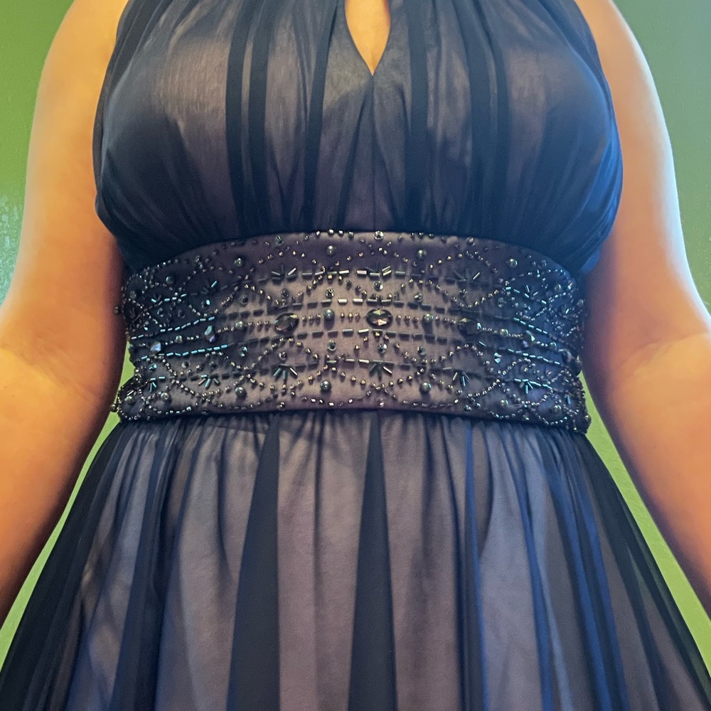 Jessica Howard Lavender and Deep Purple Dress